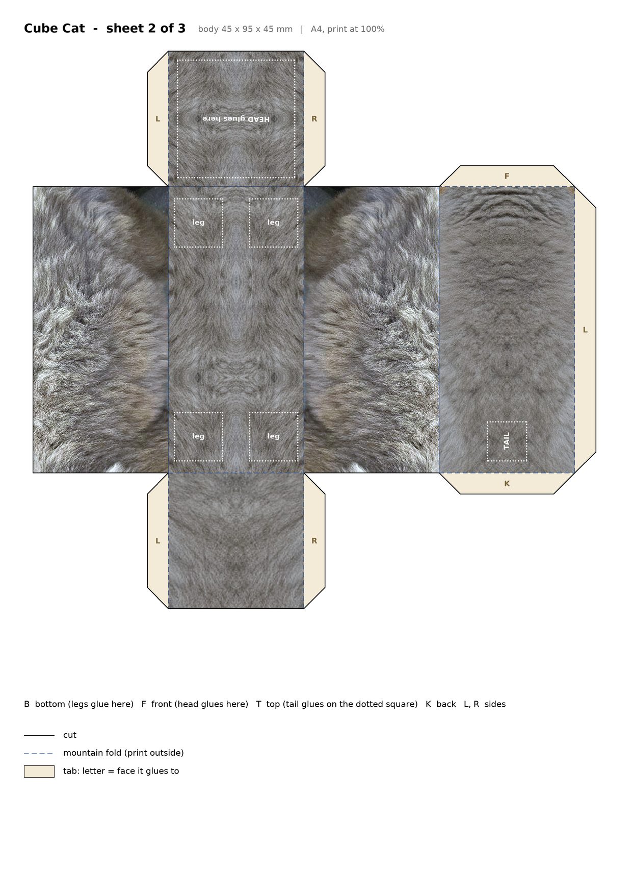 Sheet 2: body net